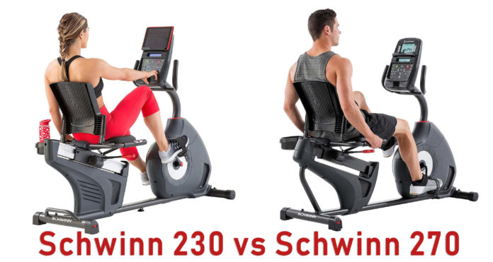 Schwinn 270 vs 230 Recumbent Bikes