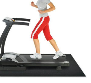 Rubber-Cal Large Treadmill Mat 